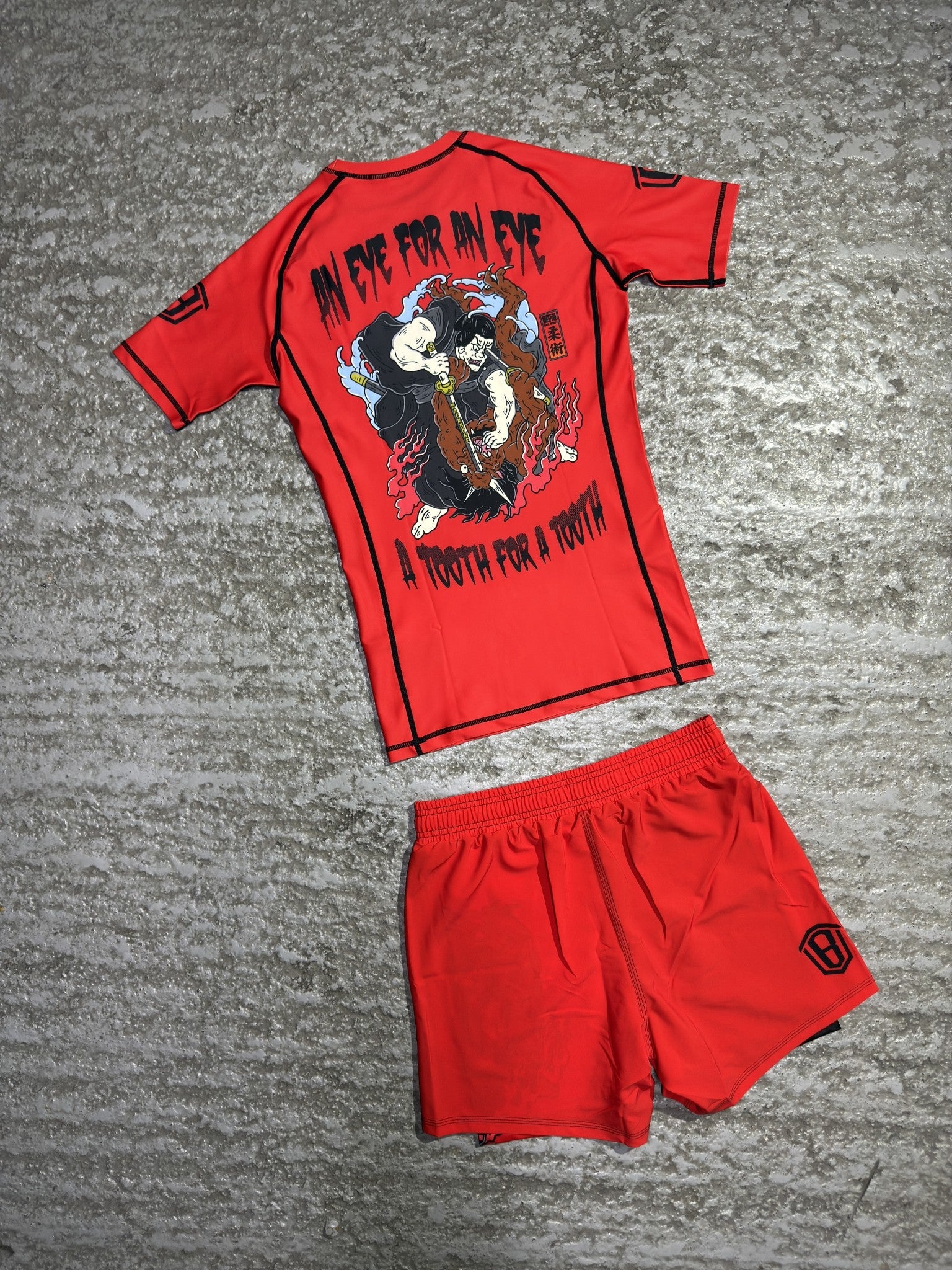 ExE | TxT Rashguard Red