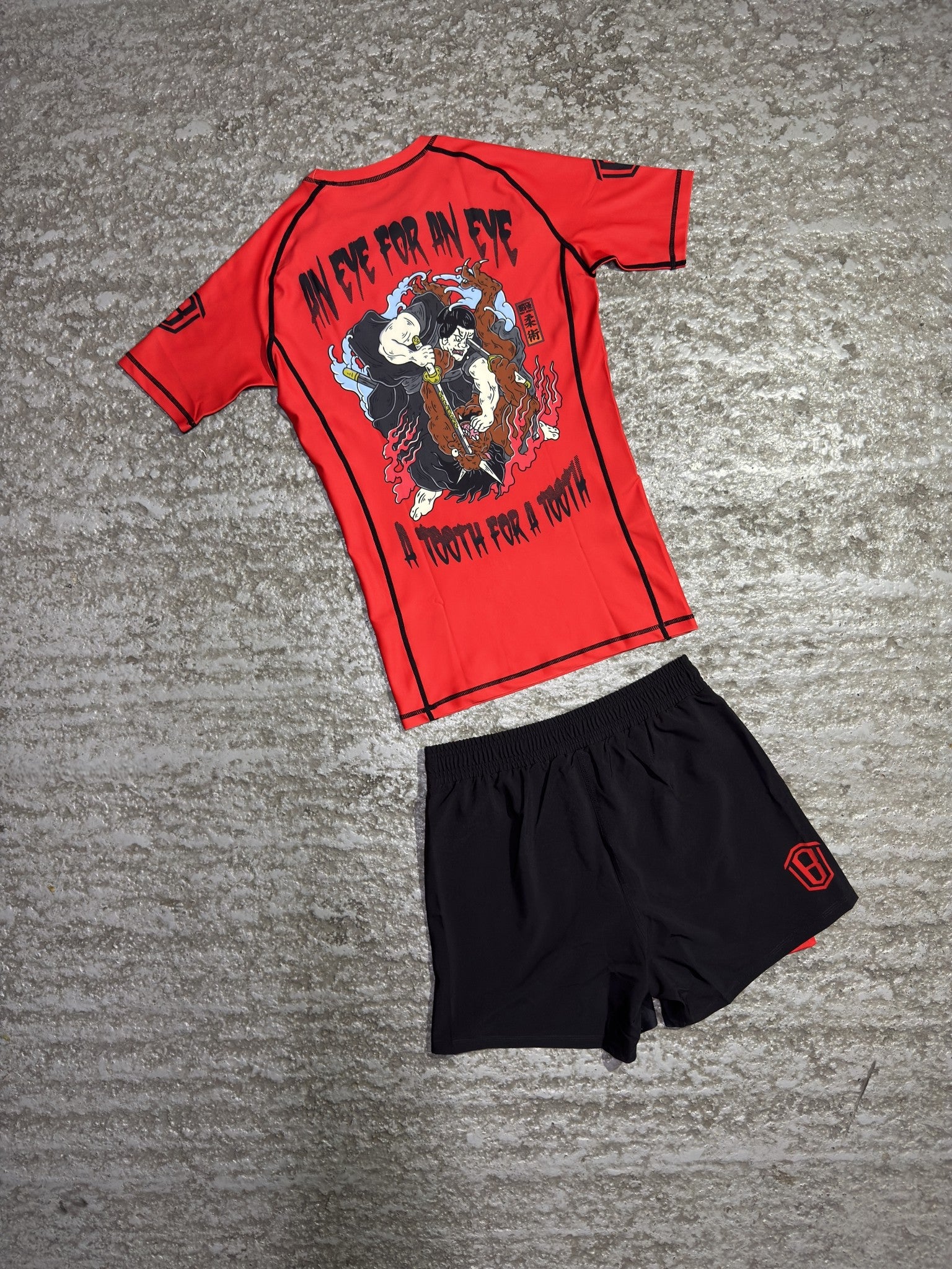 ExE | TxT Rashguard Red